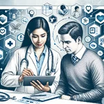 Digital healthcare platforms connecting doctors and patients