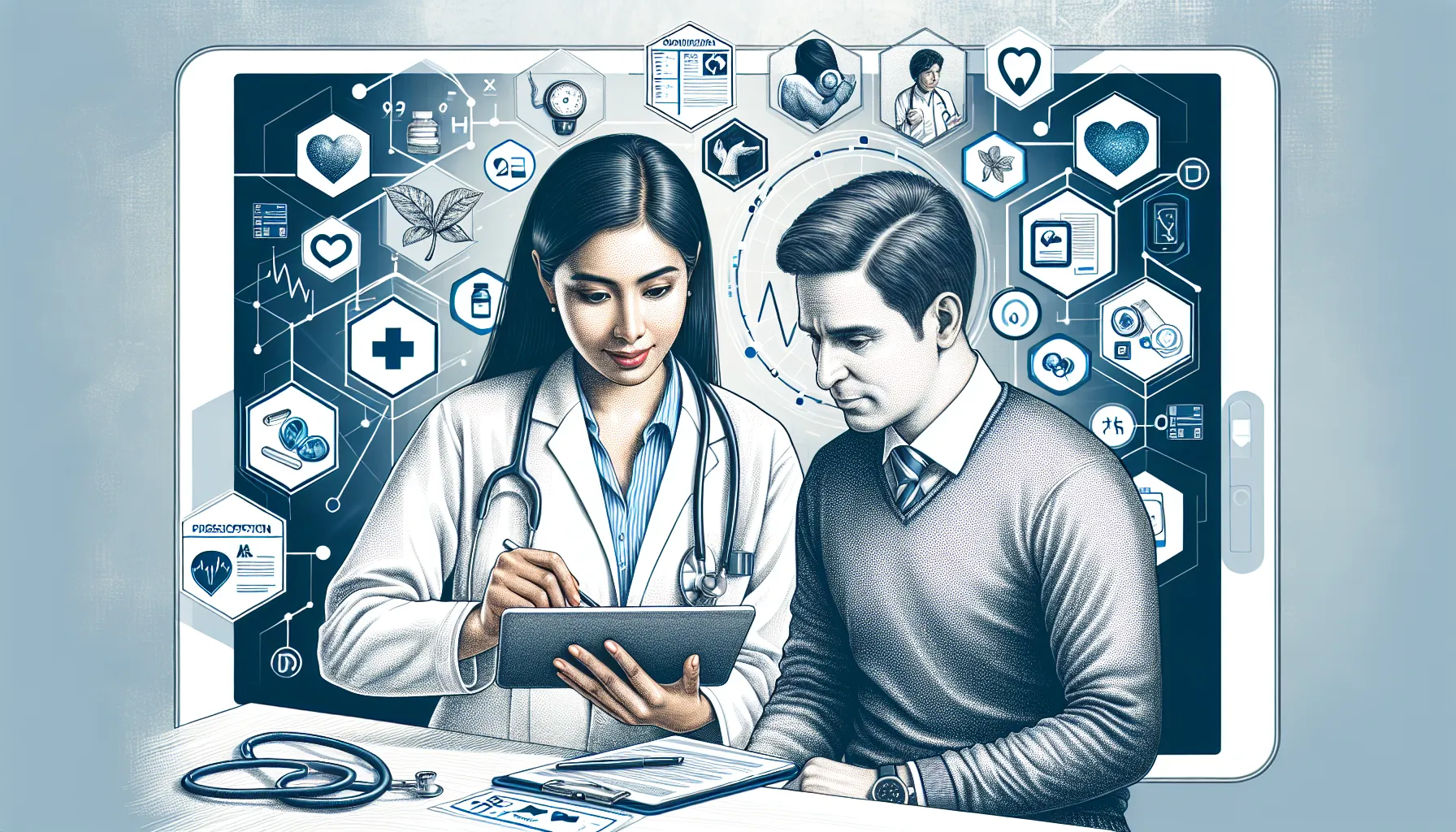 Digital healthcare platforms connecting doctors and patients