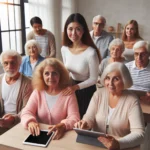 Elderly using digital devices