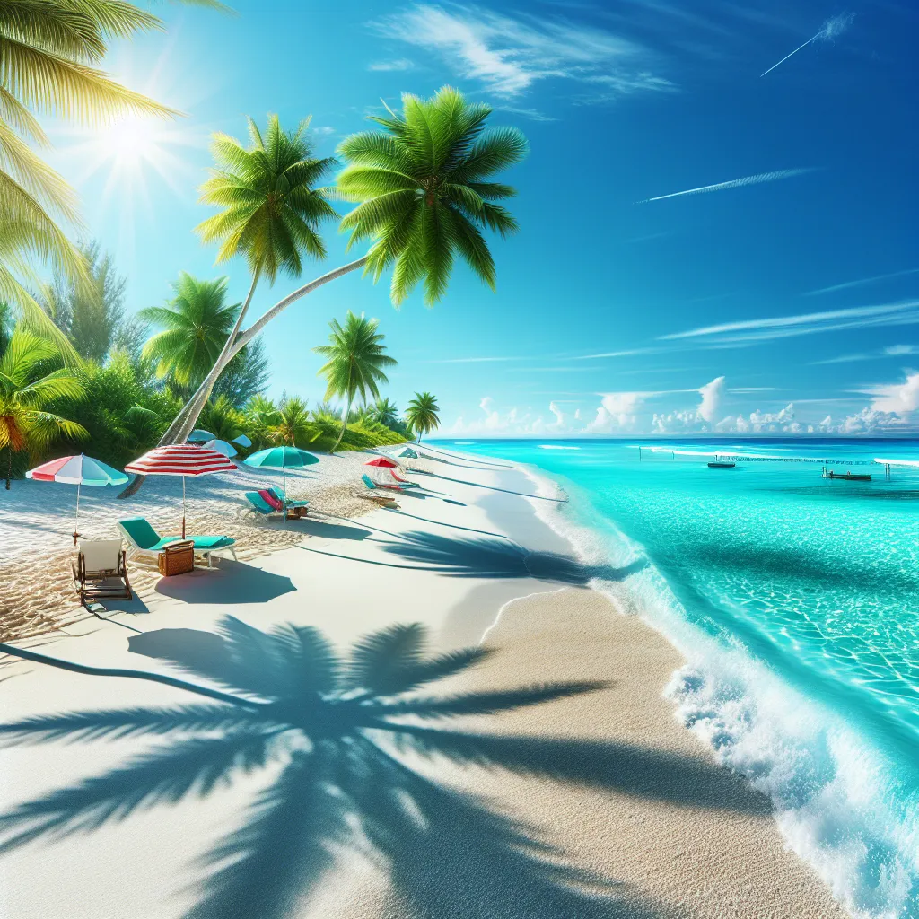 Tropical beach paradise