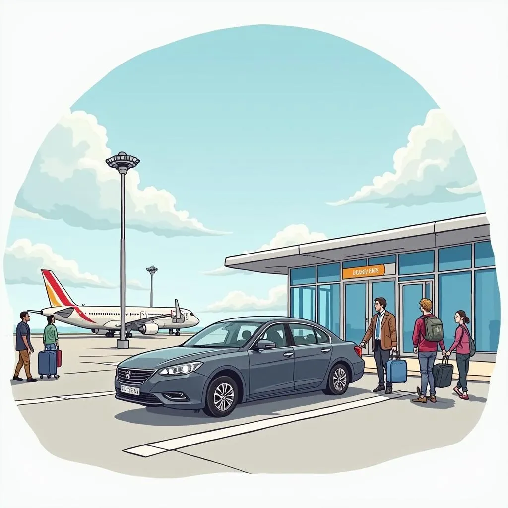 Drop-off service illustration