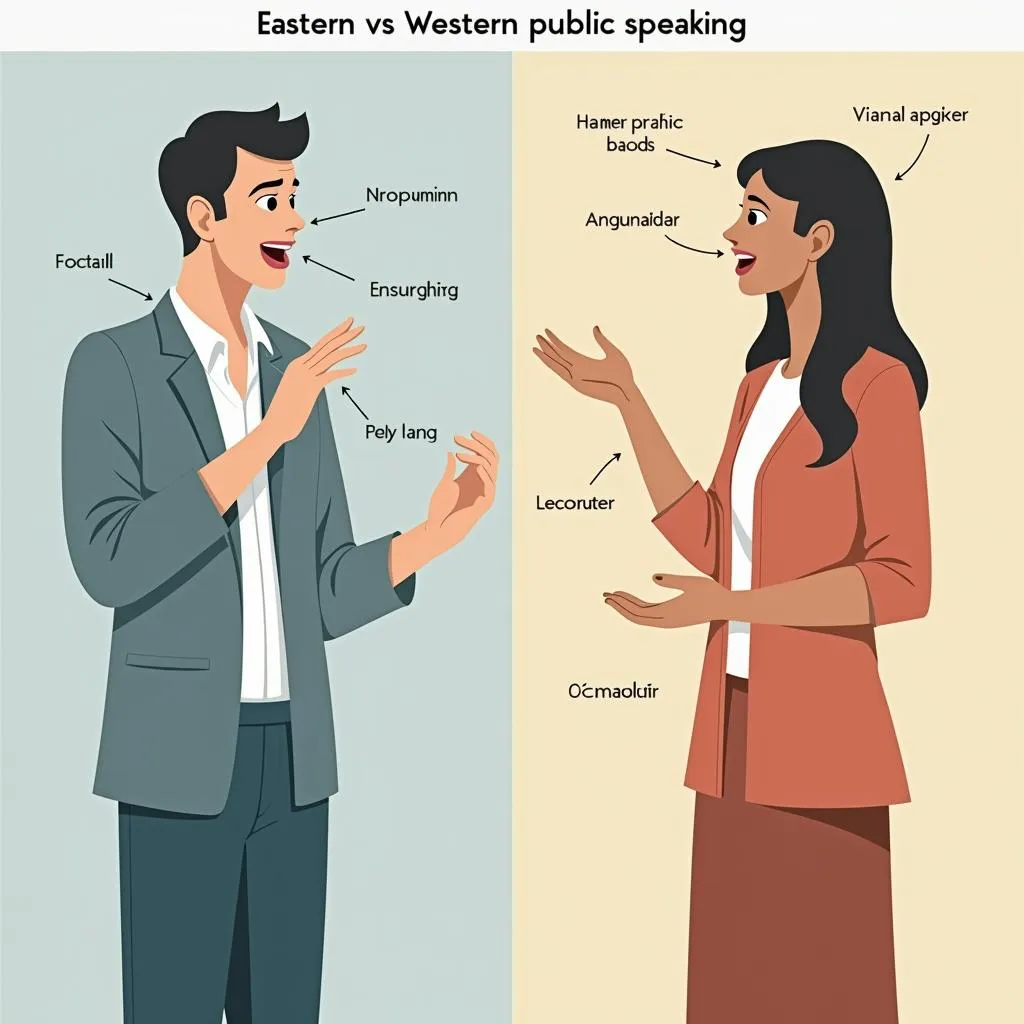 Eastern and Western rhetorical traditions in public speaking