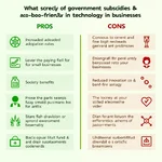 Government subsidies for eco-friendly technology in businesses