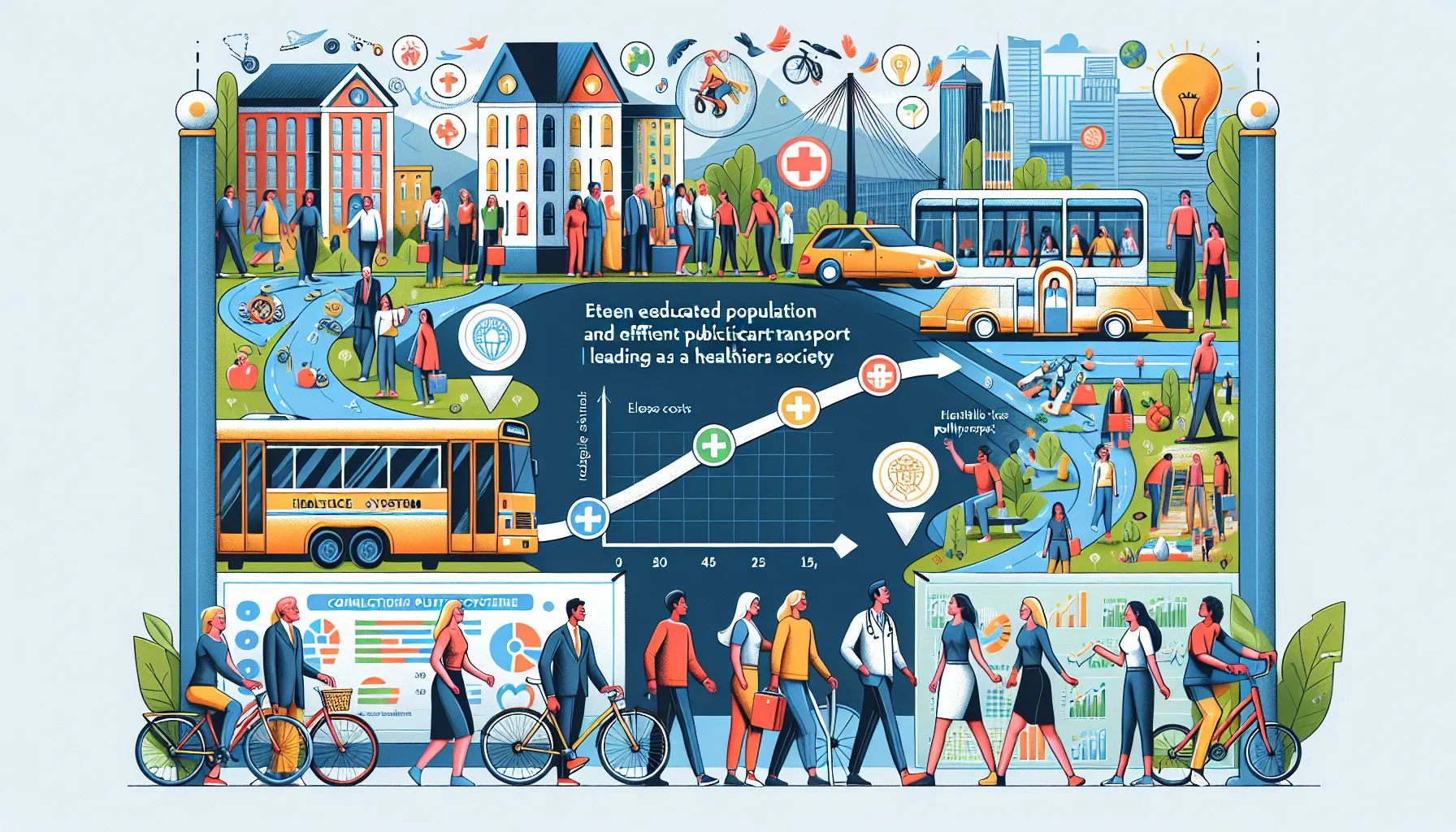 Education and Public Transport's Impact on Healthcare