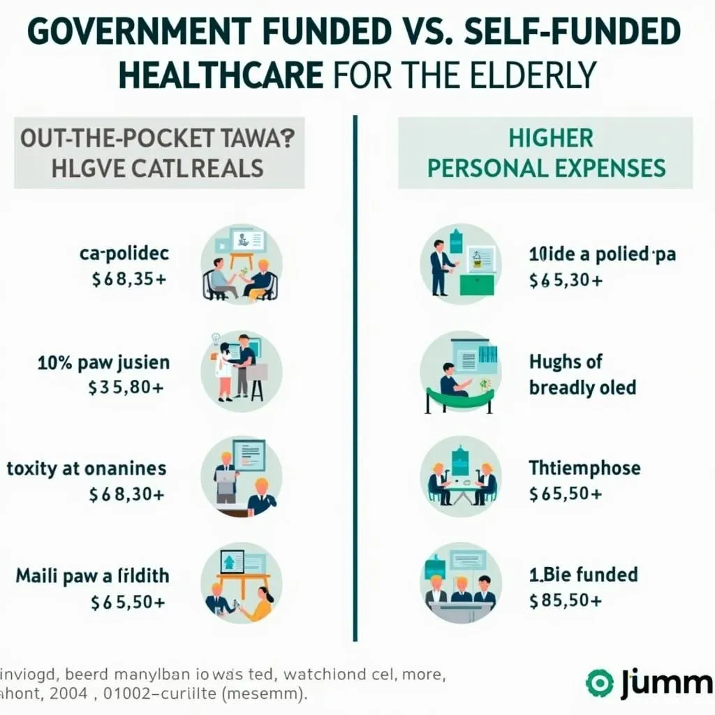 Elderly healthcare cost comparison