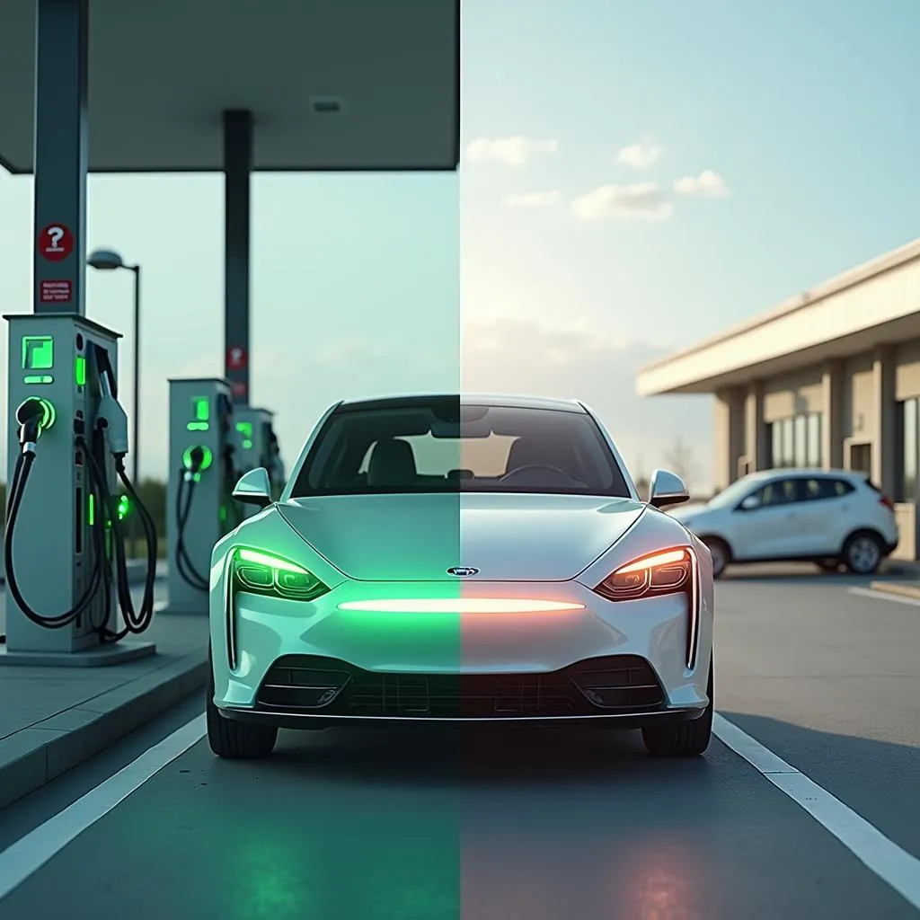 Comparison of electric cars and traditional vehicles