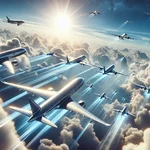 Electric planes in flight