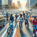 Electric bicycles in urban environment