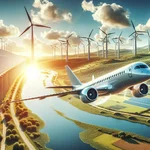 Electric planes reducing emissions