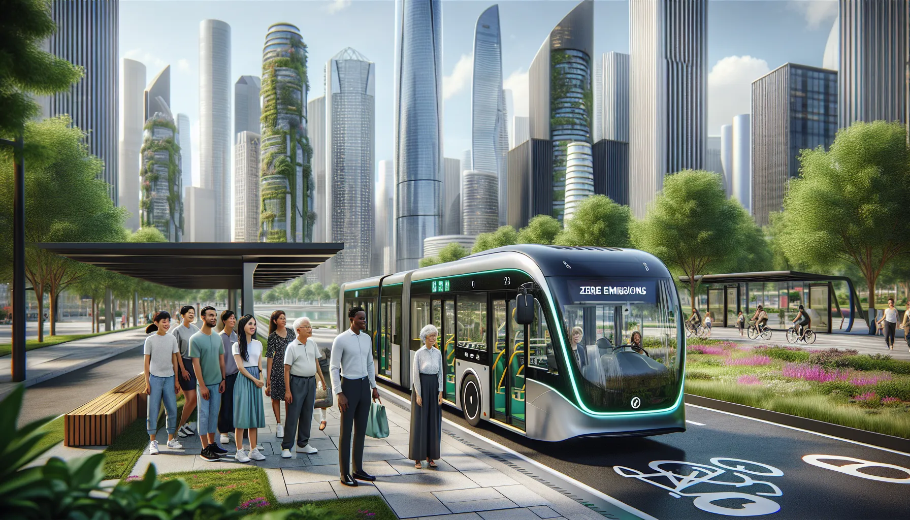 Electric public transport in urban areas