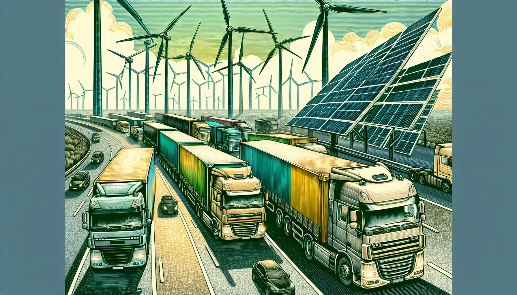 Electric trucks for sustainable freight transport