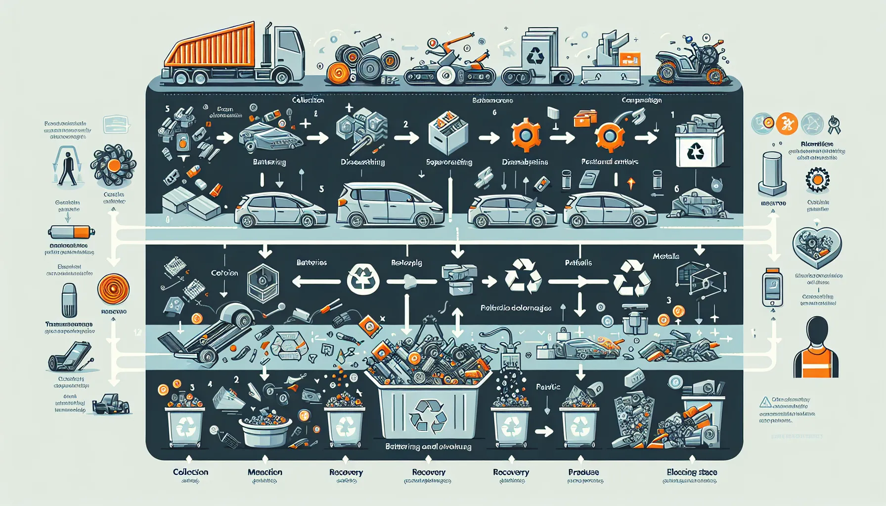 Electric Vehicle Recycling Process