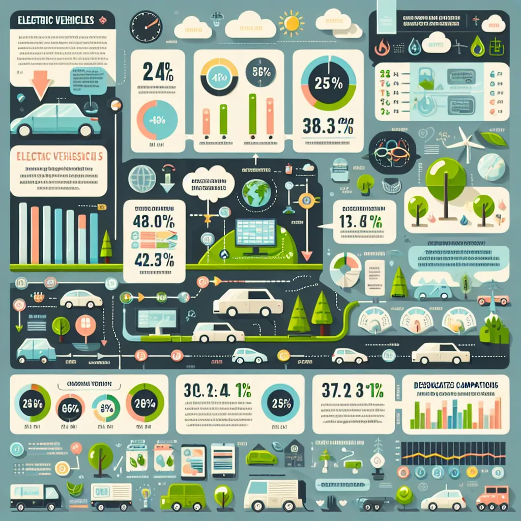 Electric vehicles reducing carbon footprint