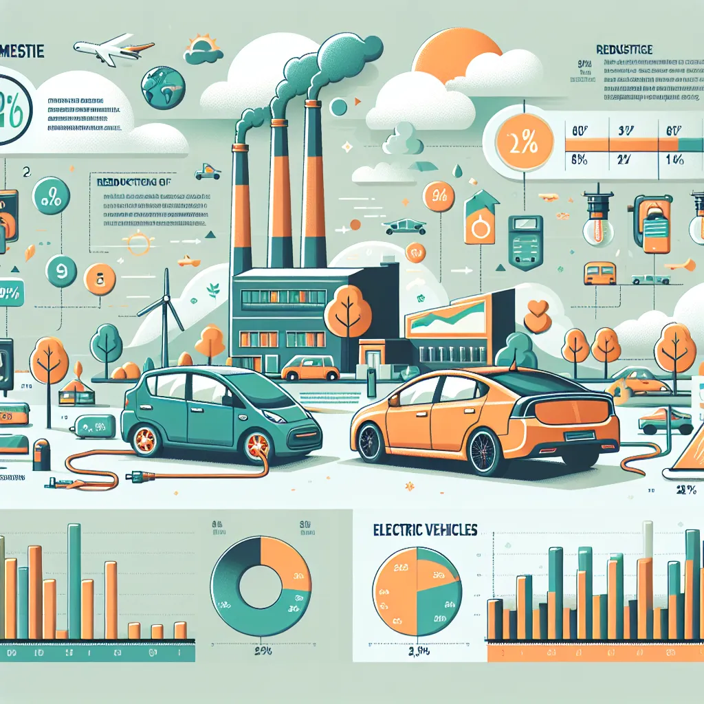 Electric vehicles reducing emissions