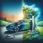 Electric vehicles reducing carbon emissions