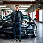 Elon Musk's achievement with Tesla electric cars