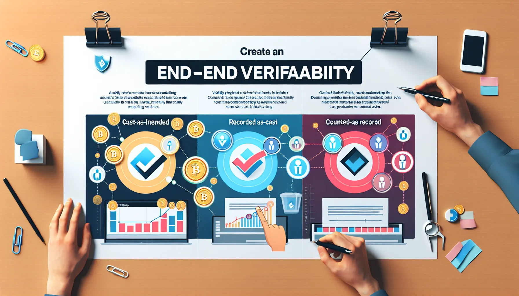 End-to-End Verifiability in Blockchain Voting