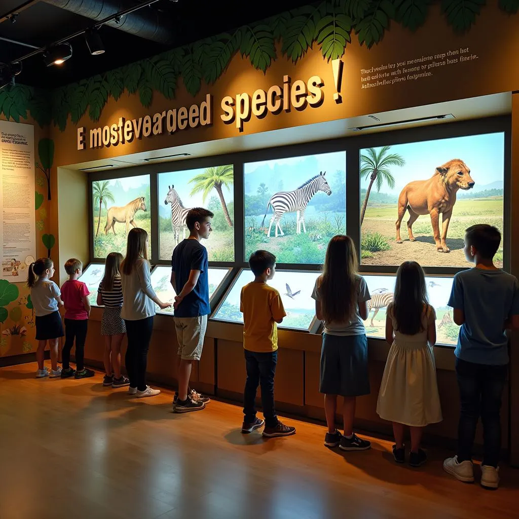 Educational campaign for endangered species conservation