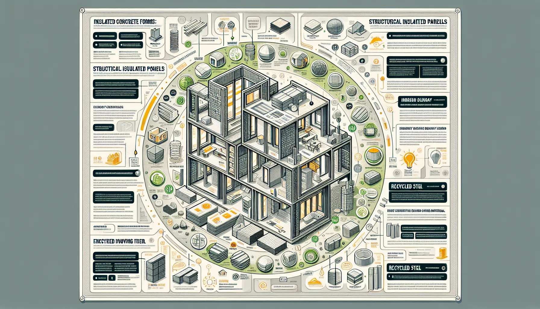 Energy-efficient building materials