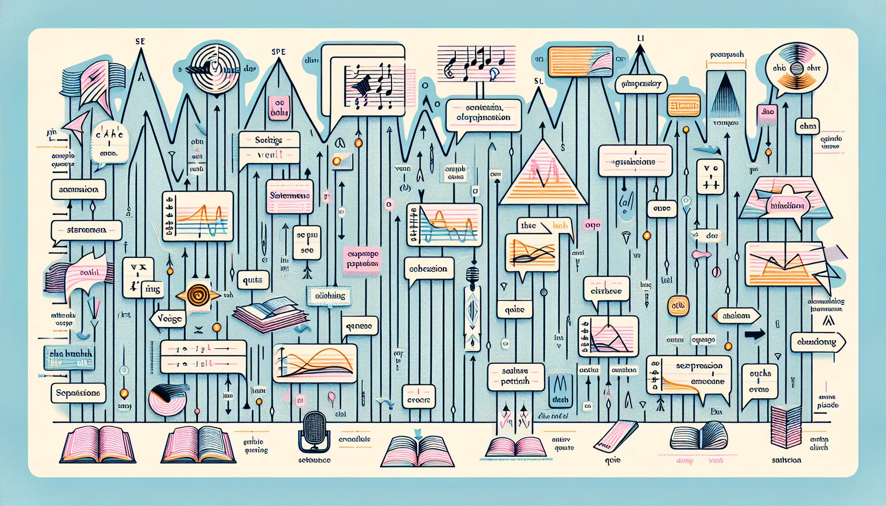 English intonation patterns for different sentence types