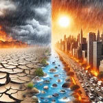 Extreme weather patterns caused by climate change