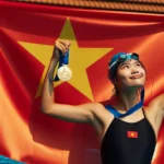 Famous Vietnamese swimmer