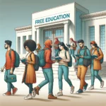 Free Higher Education Concept