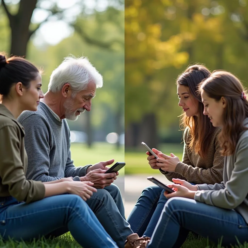 Friendship across different generations