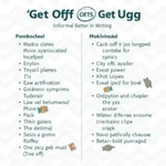 Get off phrasal verb usage in different contexts