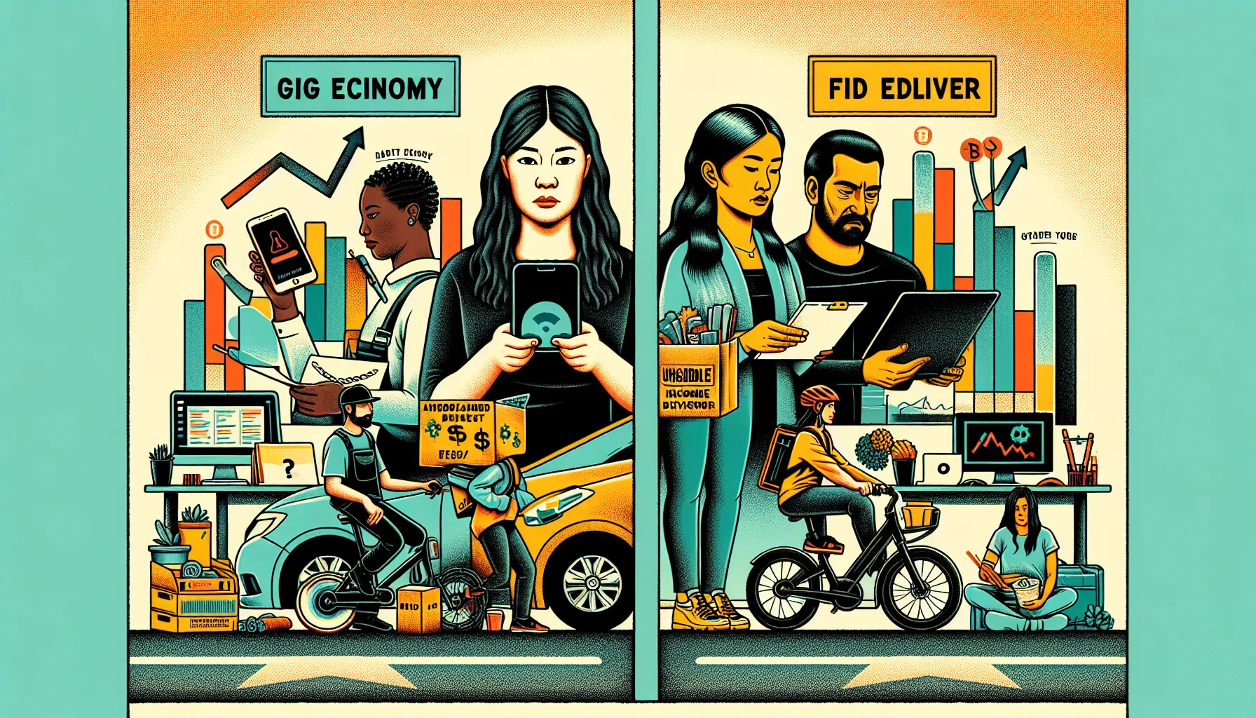 Gig Economy Illustration