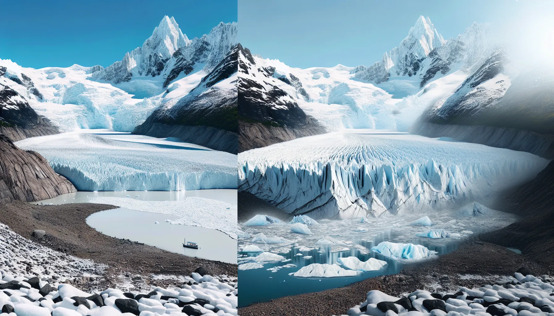 Glacier Melting Impact on Water Resources