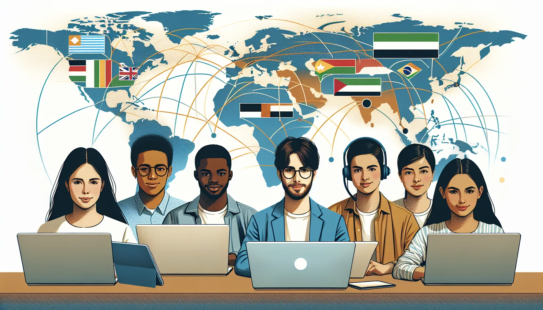 Global learning networks connecting students worldwide