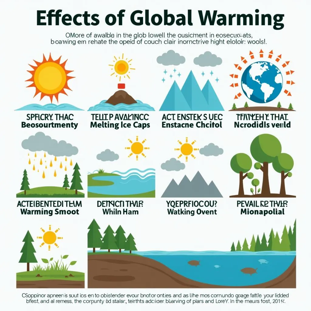 Global warming effects on environment