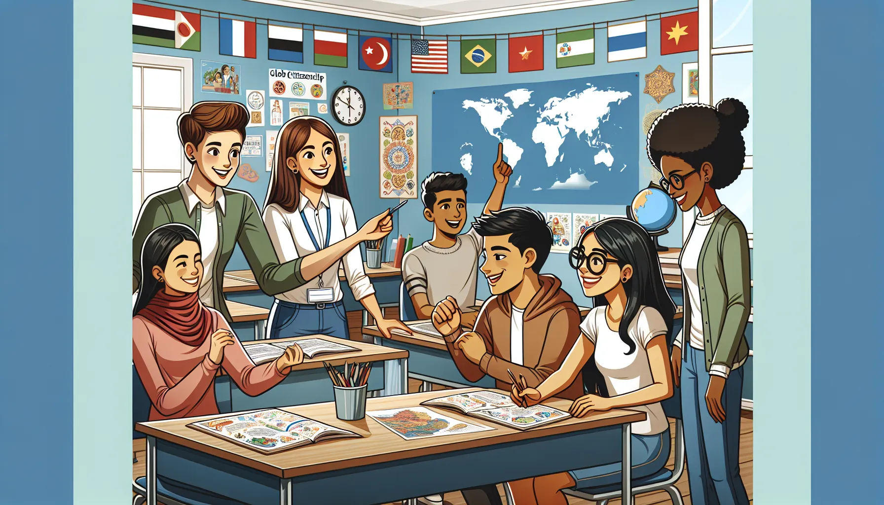 Global citizenship education classroom