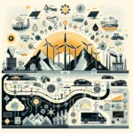 Global energy transition infographic