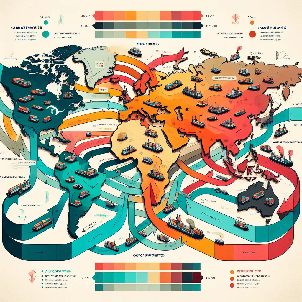 Global trade and carbon emissions impact