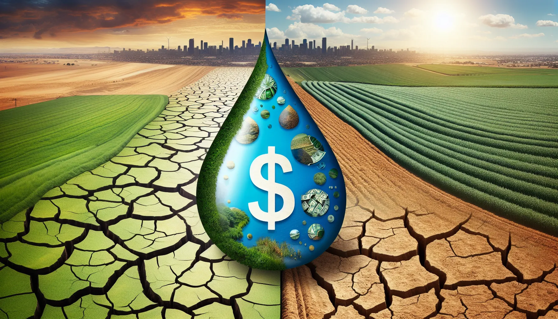 Global water scarcity economic impact