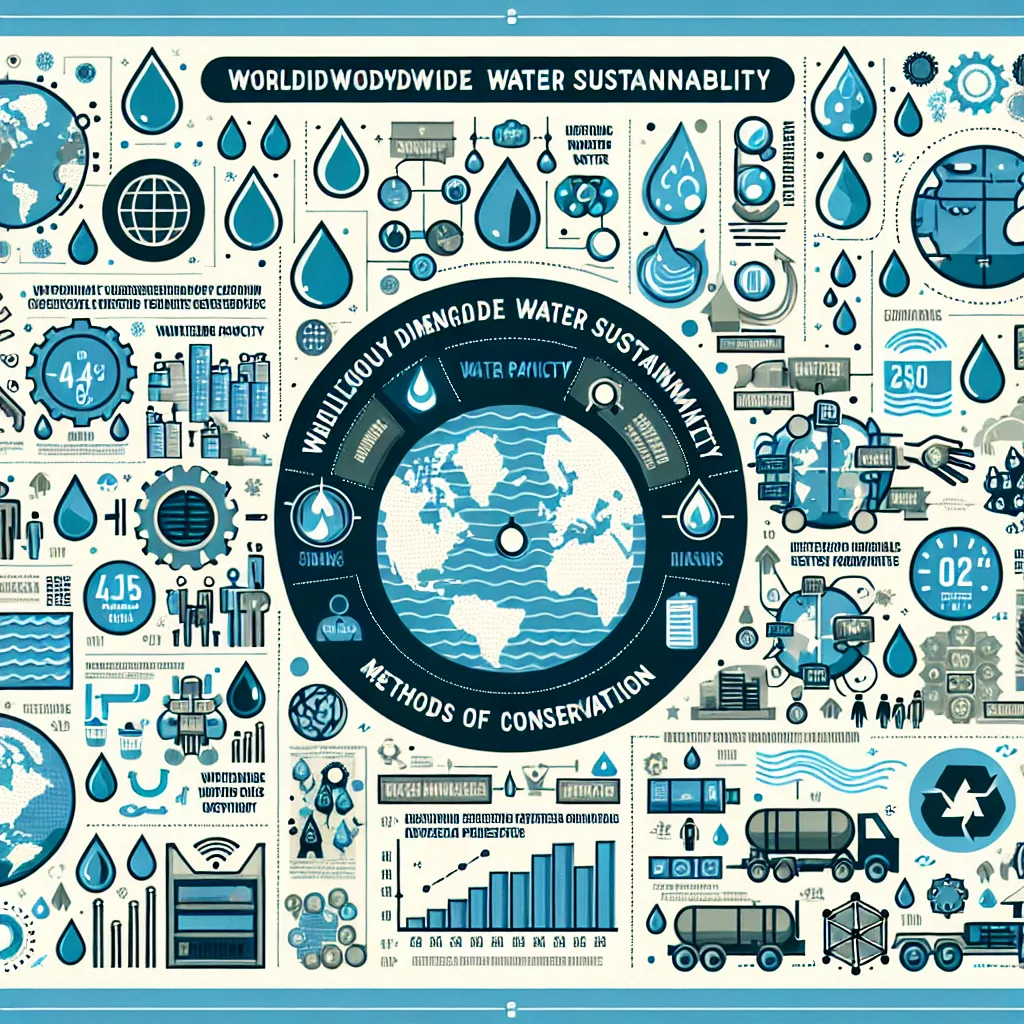 Global Water Sustainability Infographic