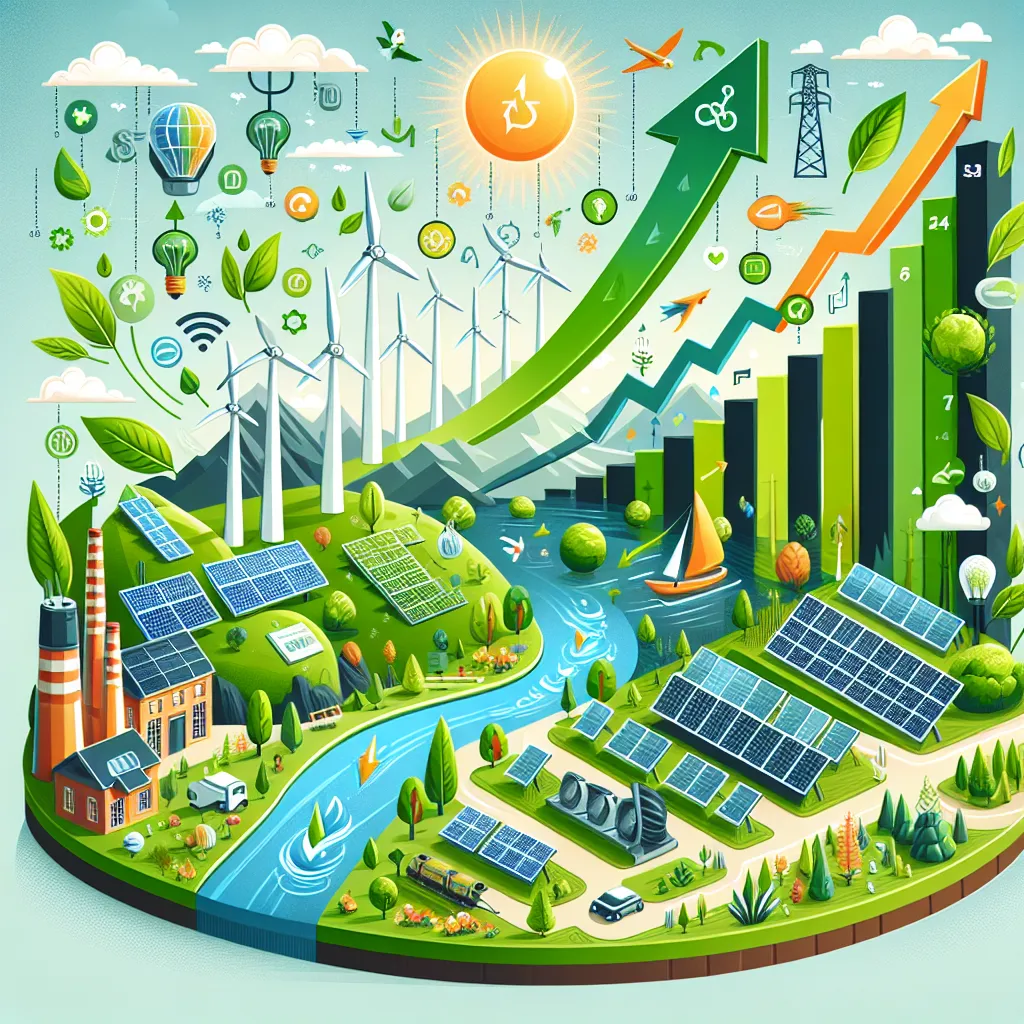 Green energy technologies reducing carbon emissions