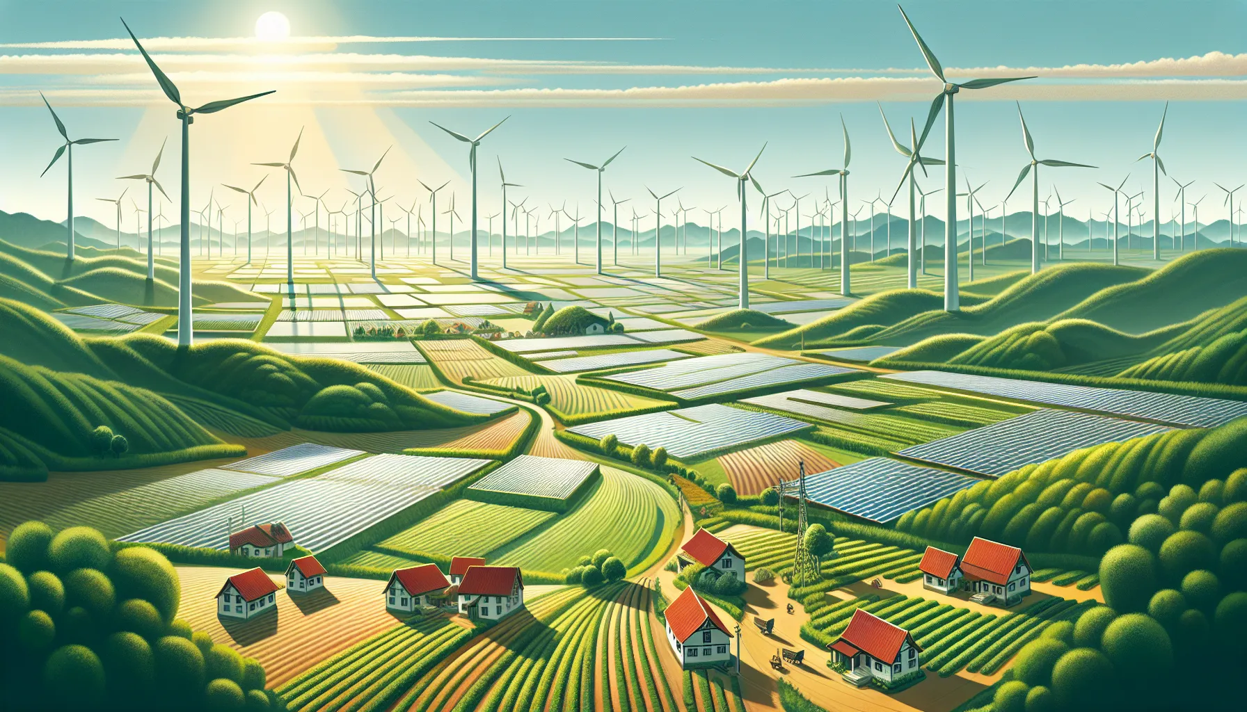 Green energy transforming rural landscapes