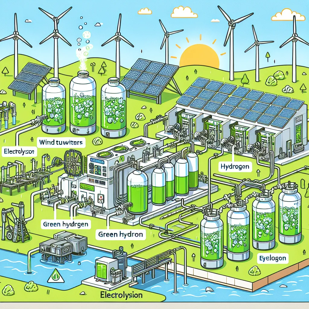 Green hydrogen production process