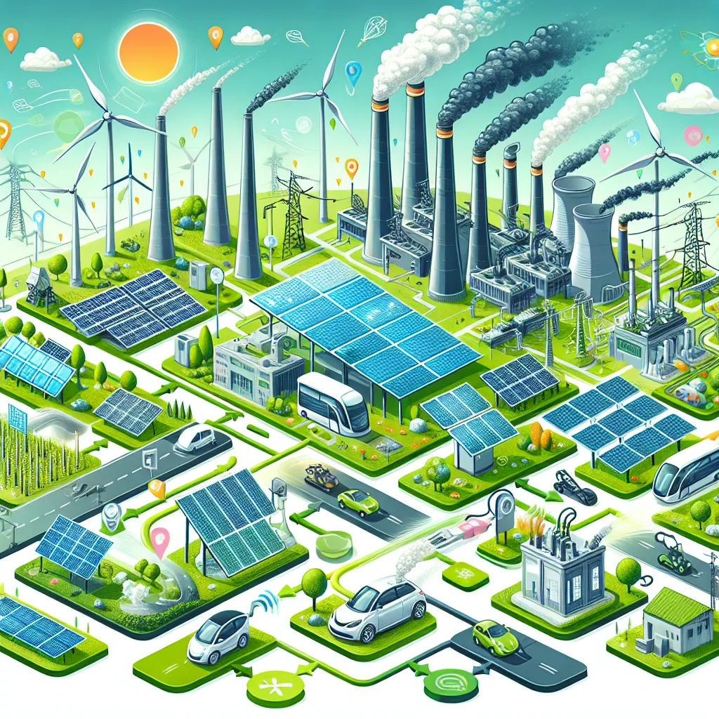 Green technology reducing industrial emissions