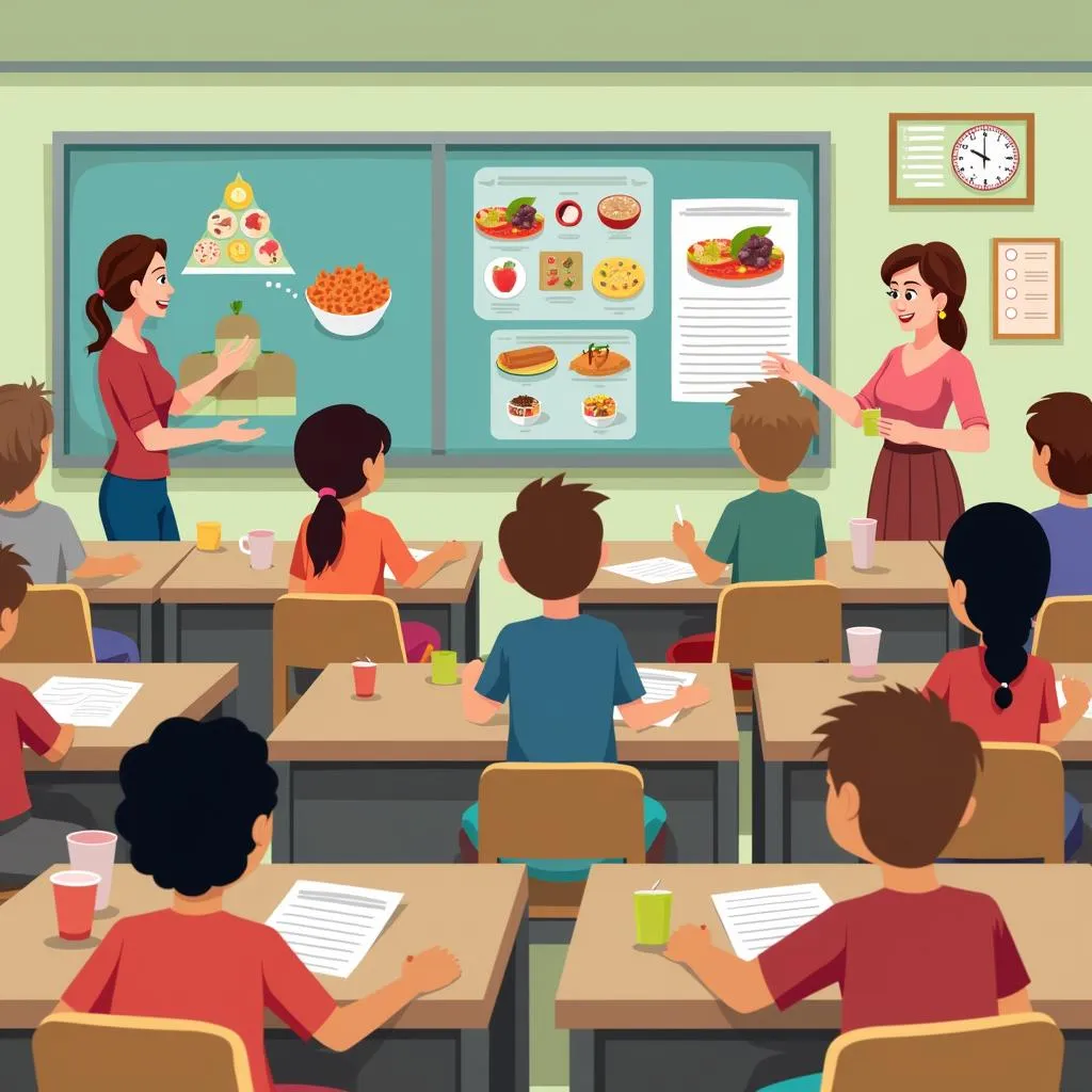 Healthy eating education campaign