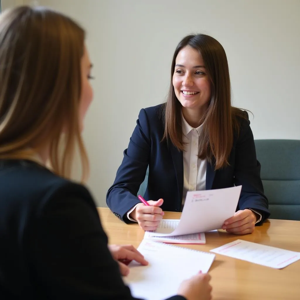 IELTS Candidate Answering a Cue Card