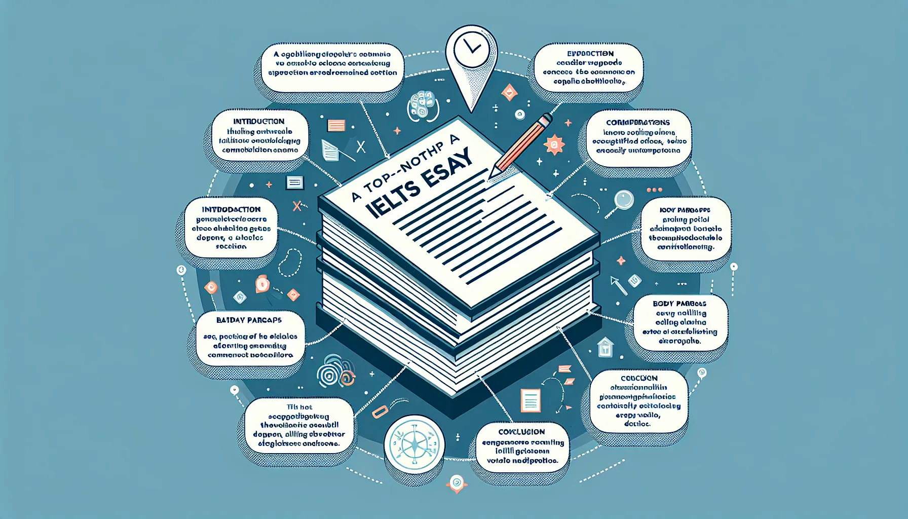 IELTS essay analysis highlighting key points