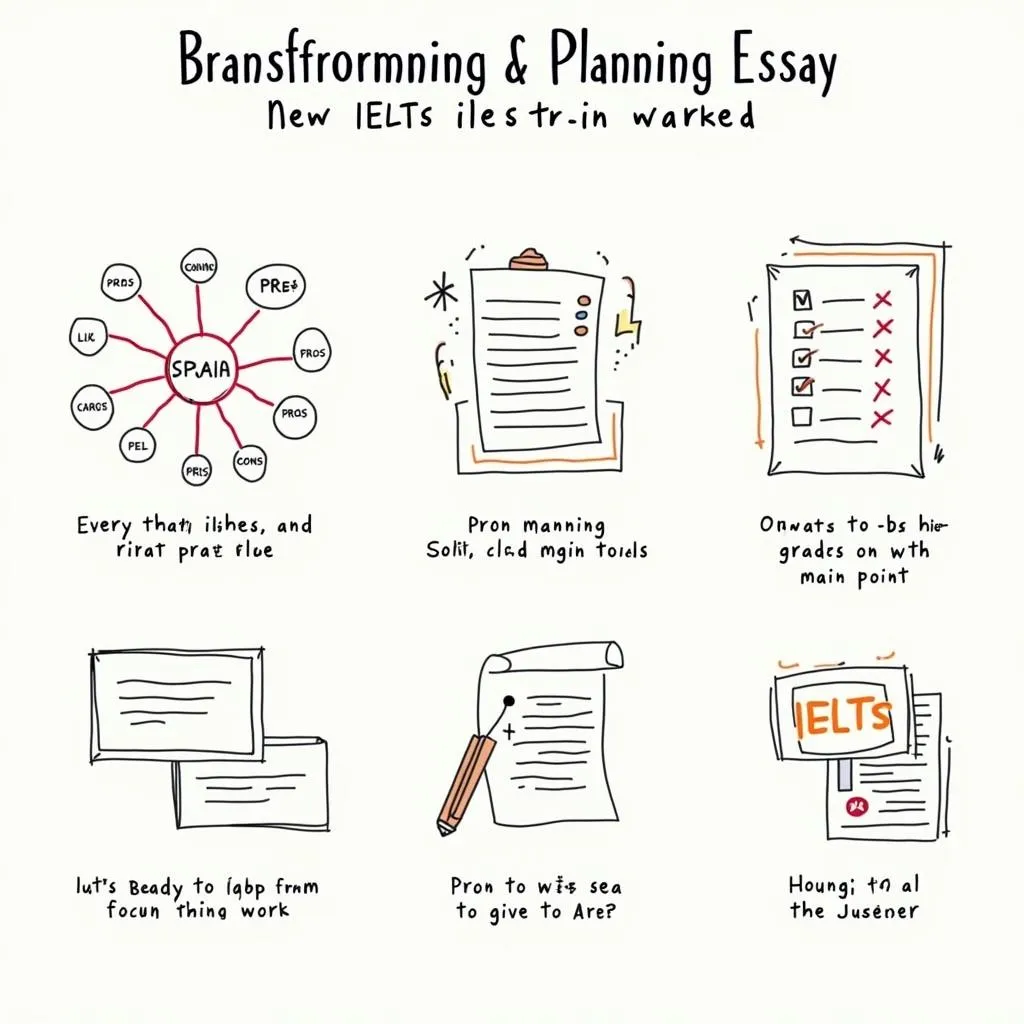 IELTS essay planning and brainstorming techniques