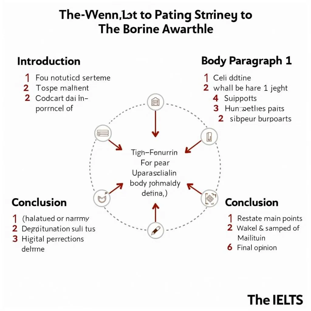 IELTS essay structure diagram