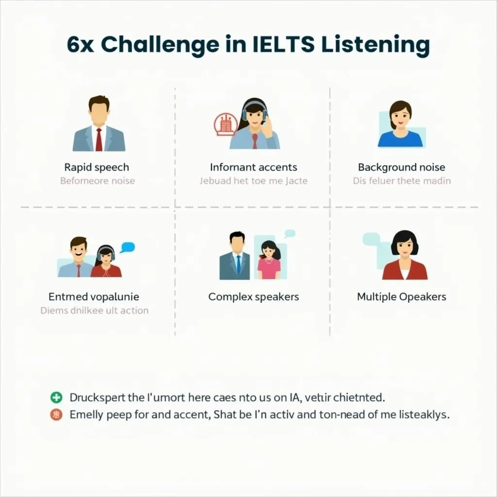 Common challenges in IELTS Listening test