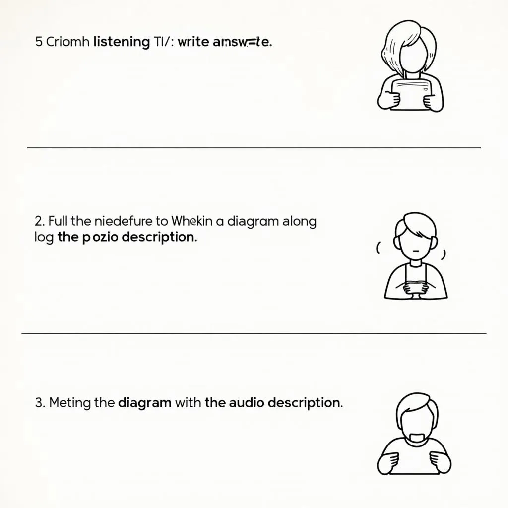 IELTS Listening Diagram Labeling Process