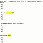 IELTS Listening Multiple Choice Questions Example